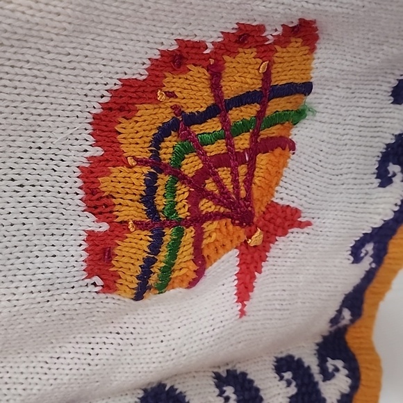 Marisa Christina II Fish Sea life Sweater cardigan - Picture 8 of 10